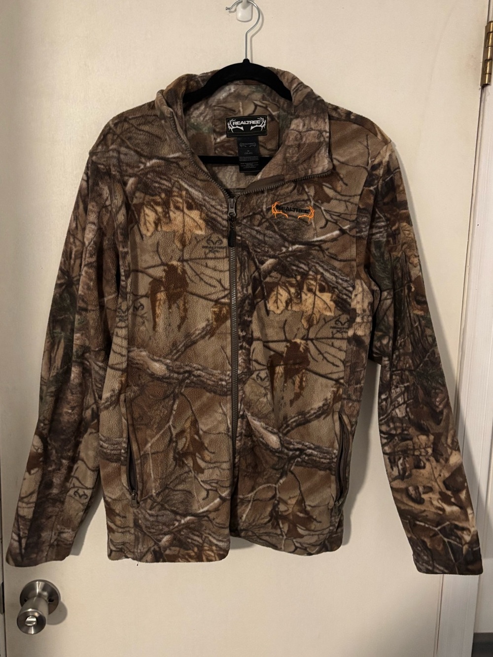 Realtree Brown Tan Camouflage Zip-Up Shirt Jacket
